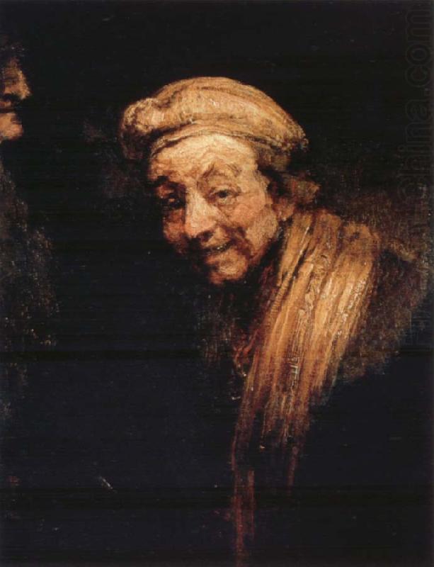 REMBRANDT Harmenszoon van Rijn The Artist as Zeuxis china oil painting image